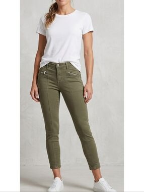 Kendall & Kylie Moto Skinny Fit jeans Olive Green Size 28
